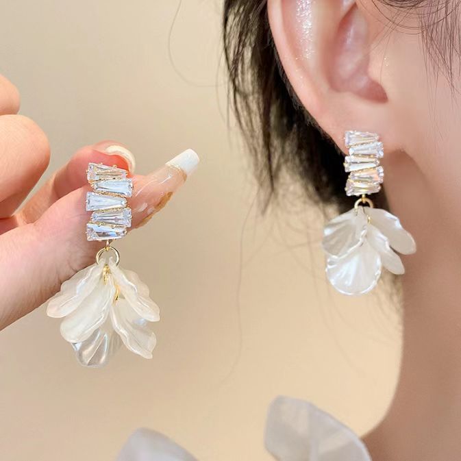 Women's Shaped National Fashion Stylish Water Drop Butterfly Earrings