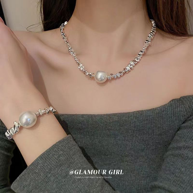 Broken Sier Series Set Alloy Color Necklaces
