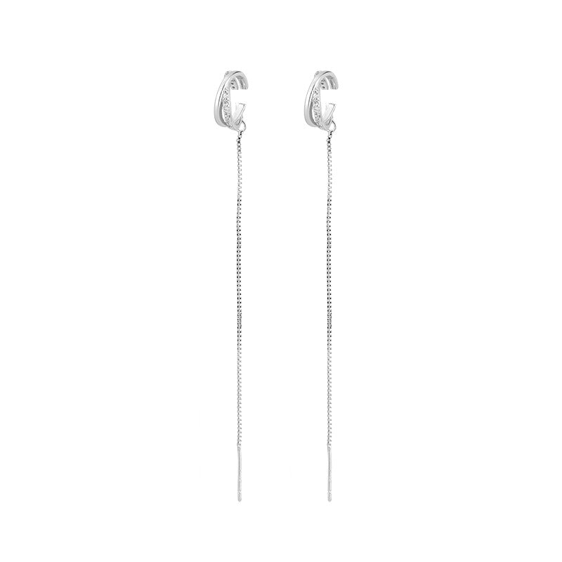 Sier Tassel Elegant Threads Tide Frosty Ear Line