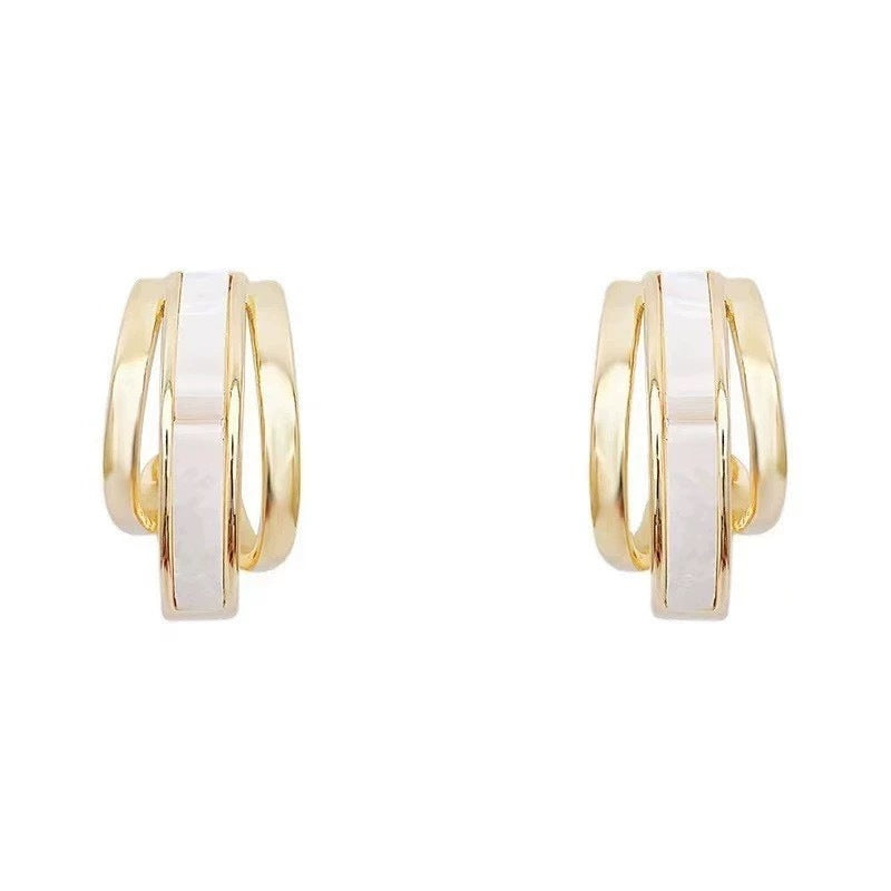 French Elegant Shaped Light Luxury Advanced Personalized Niche Earrings
