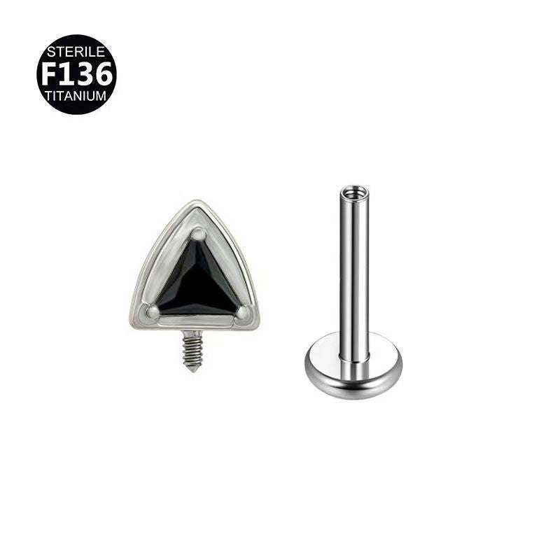 Titanium Alloy Devil's Eye Cat Ears Labret Ear Bone Internal Stud Earrings