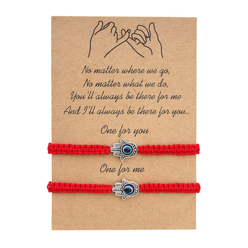Doctorial Hat Woven Design Sense Graduation Blessing Card Carrying Bracelets