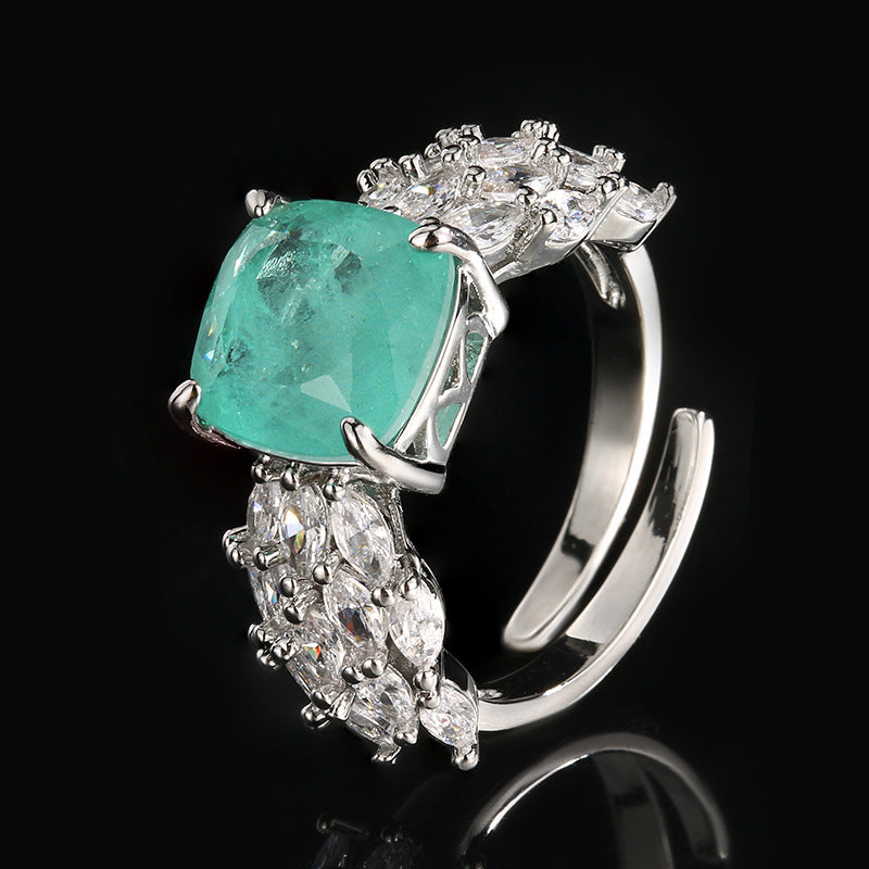 Women's Square High-grade Personality Fashion Commuter Ring