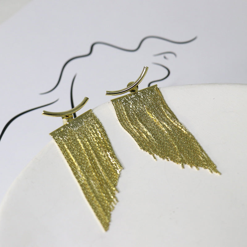 Metallic Tassel Niche Design Front Rear Wear Rings