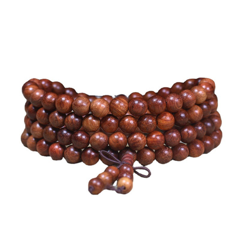 Women's & Men's Long-term Rosewood Rosary Wooden Bracelet