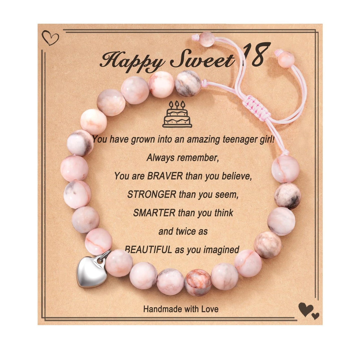 Knot Woven Adjustable School Day Birthday Bracelets