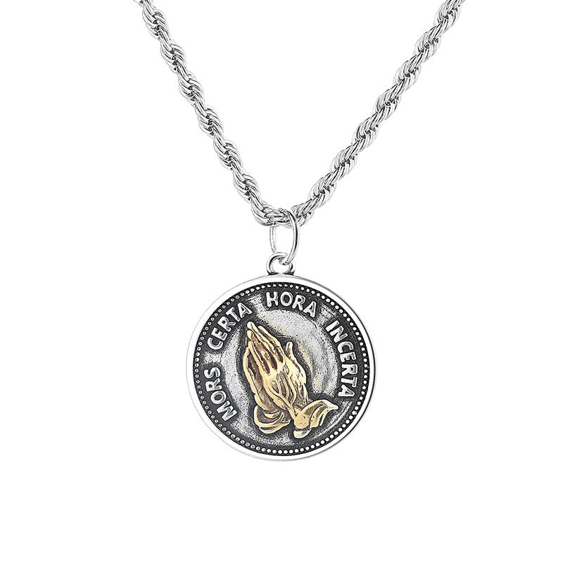 Men's Unique Hip Hop Style Tag Clavicle Necklaces
