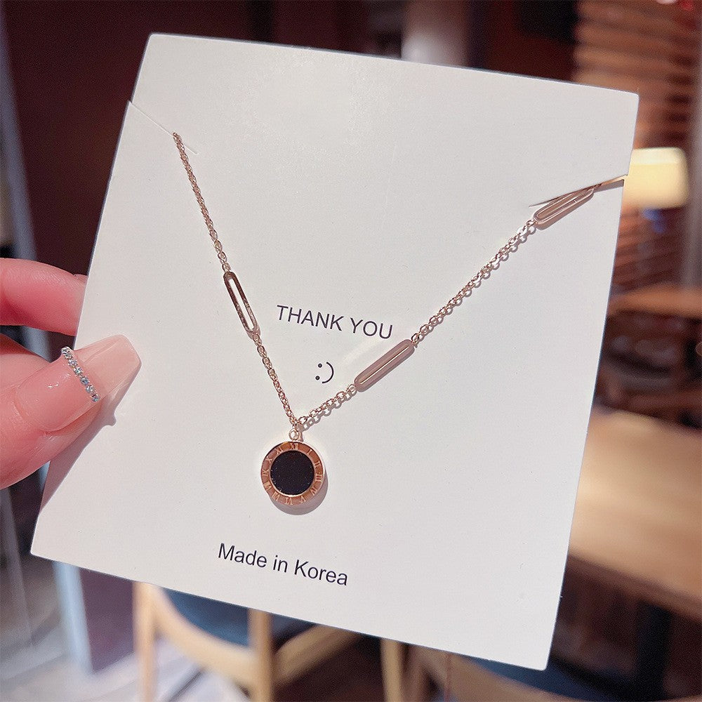 Women's Luxury Titanium Steel For Niche Design Necklaces