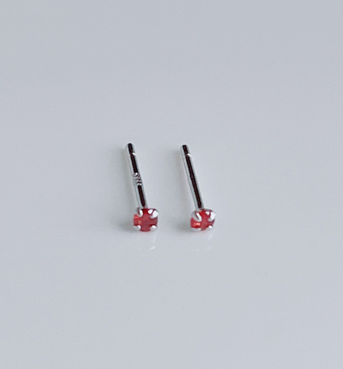 Sterling Sier Zircon Color Ear Bone Earrings