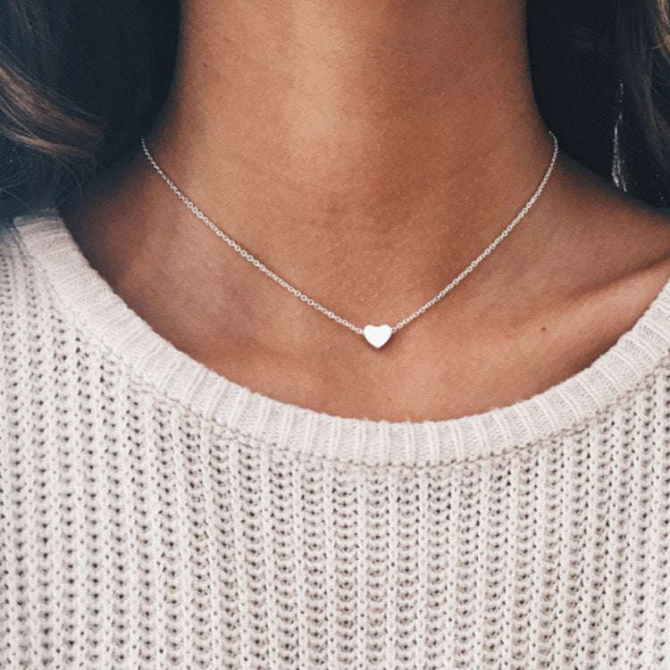 Women's Love Heart Clavicle Chain For Valentine's Day Gift Necklace
