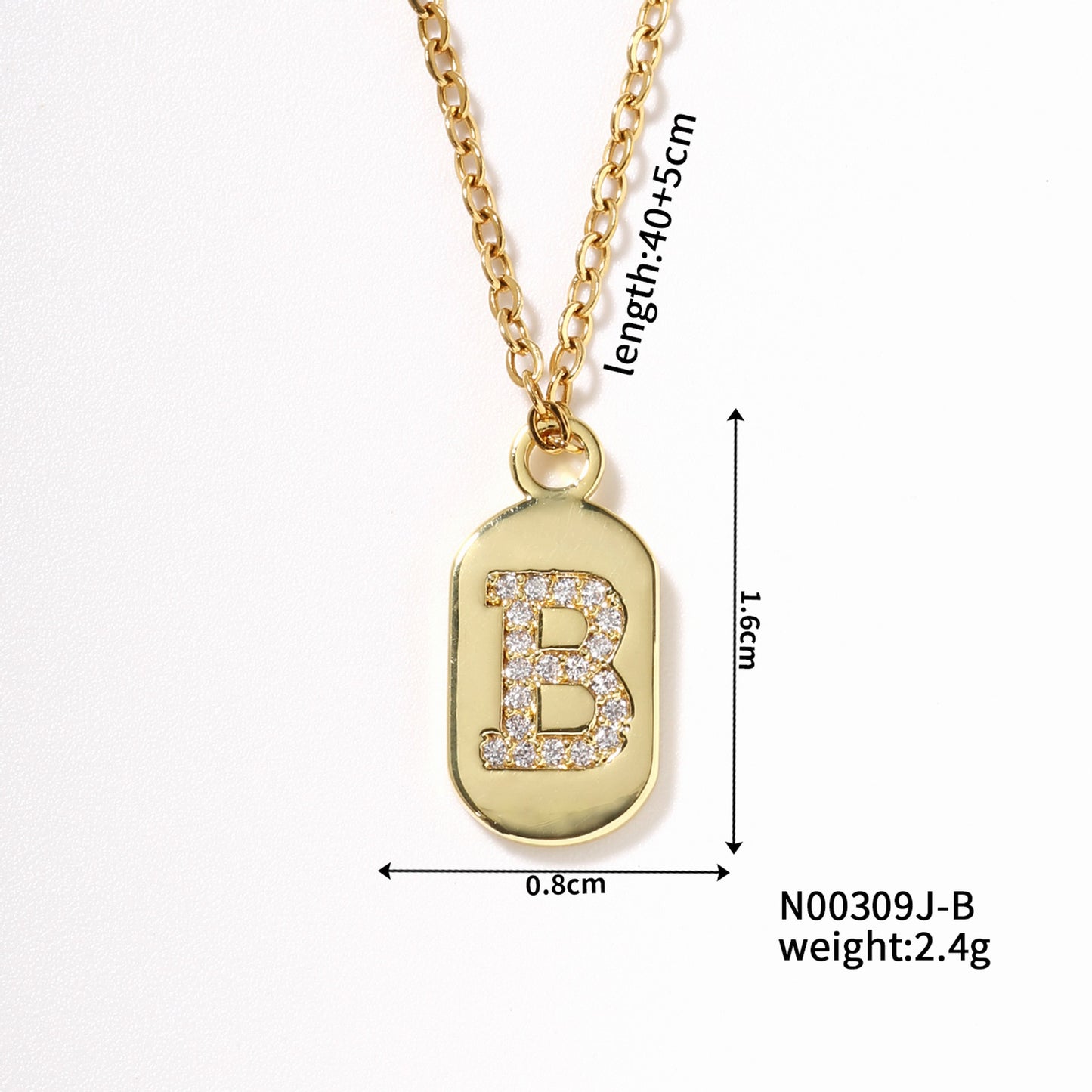Best-selling English Letter Style Light Luxury Necklaces