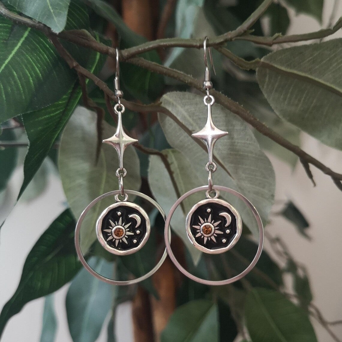 Star Moon Goddess Series Enchanting Bohemian Earrings