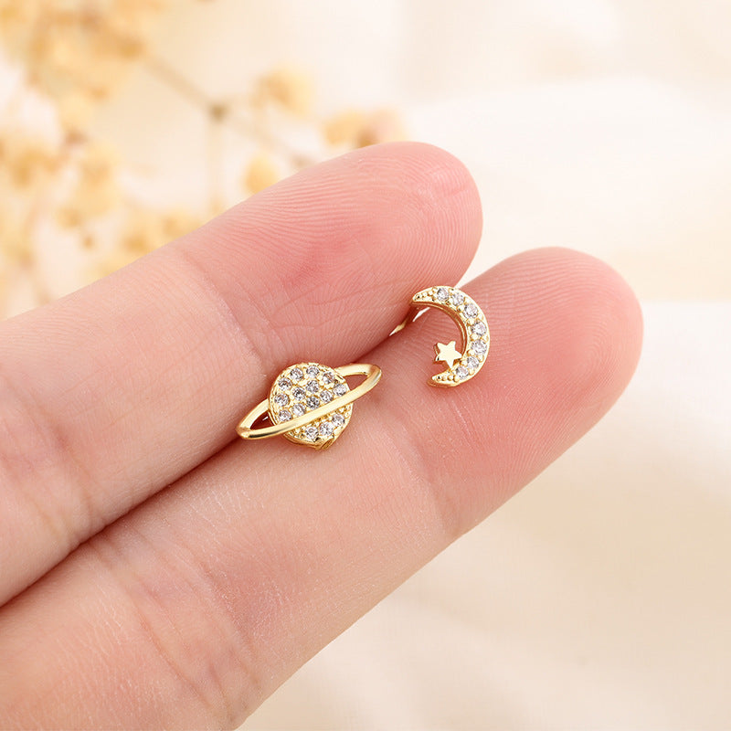 Planet Female Niche Design Temperament Unique Earrings
