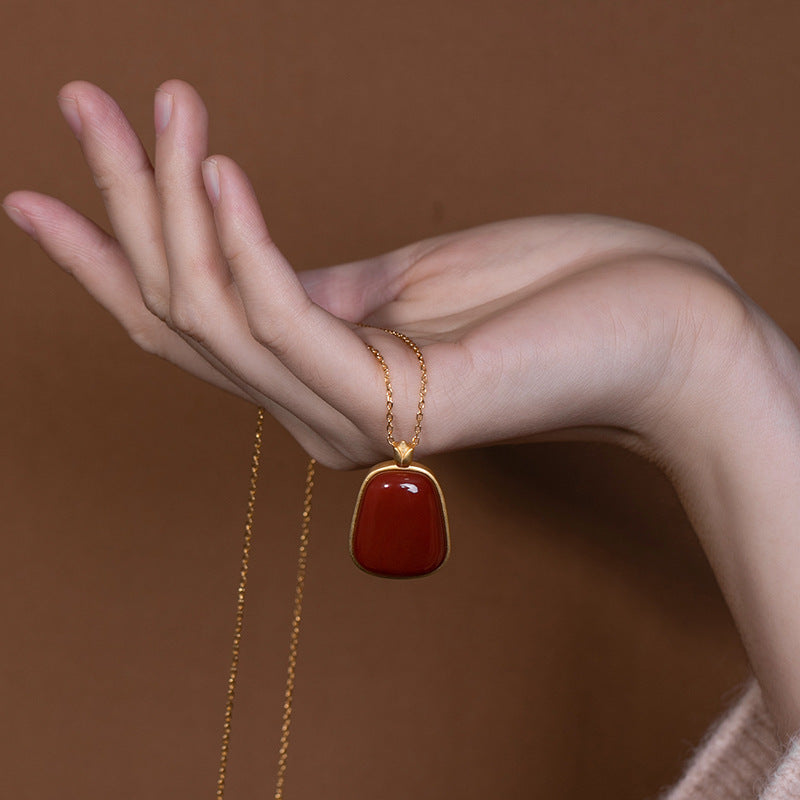 Frosted Inlaid High Quality Full Color Necklaces