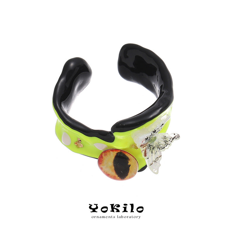 Female Affordable Luxury Style High-grade Drop Oil Rings