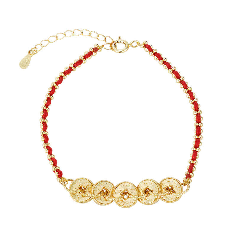 Coins Mush Ice Carrying Strap Female Light Luxury Bracelets