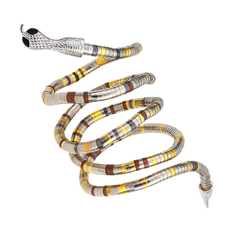 Mouth Casual Shape Snake-shaped Design Collar Necklaces