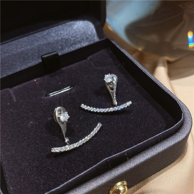 Women's Sier Light Luxury Long Tassel Exaggerated Earrings