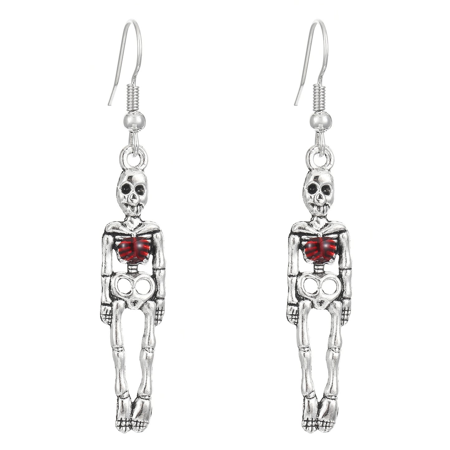 Frame Love Cross Heart Female Halloween Earrings