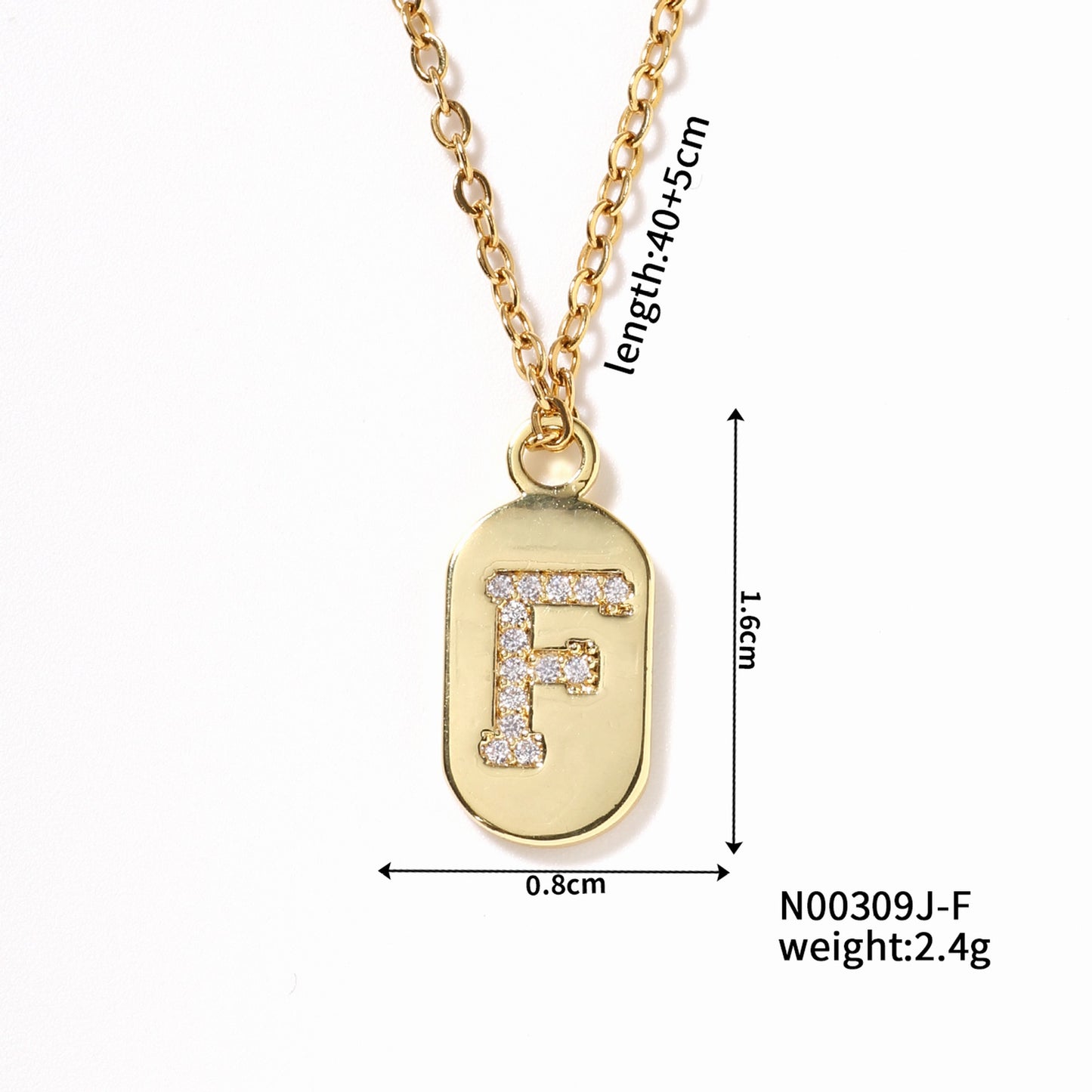 Best-selling English Letter Style Light Luxury Necklaces