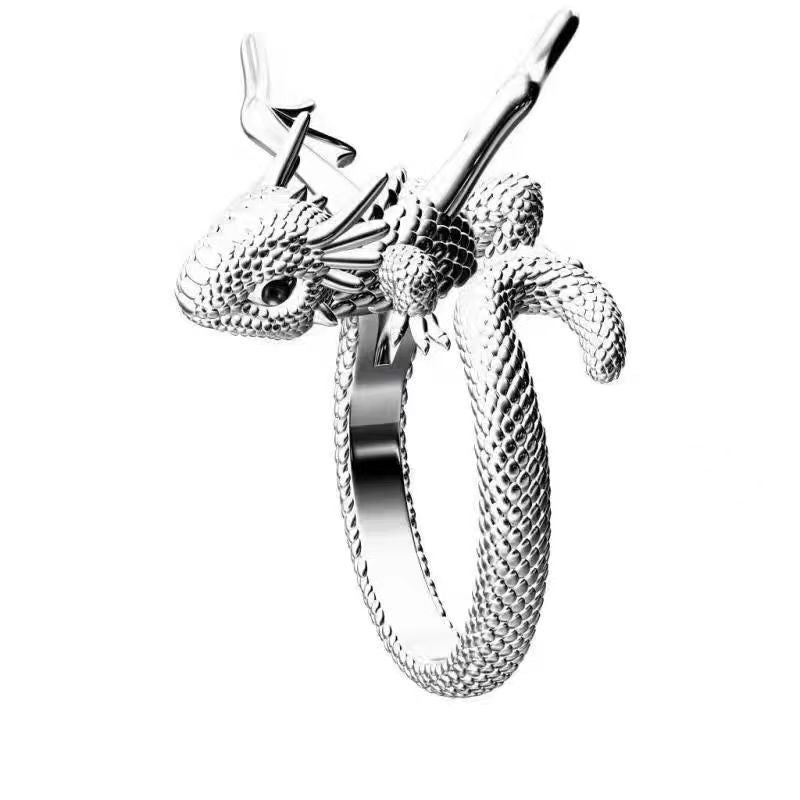Women's & Men's Steel No Fading High-grade Opening Adjustable Rings