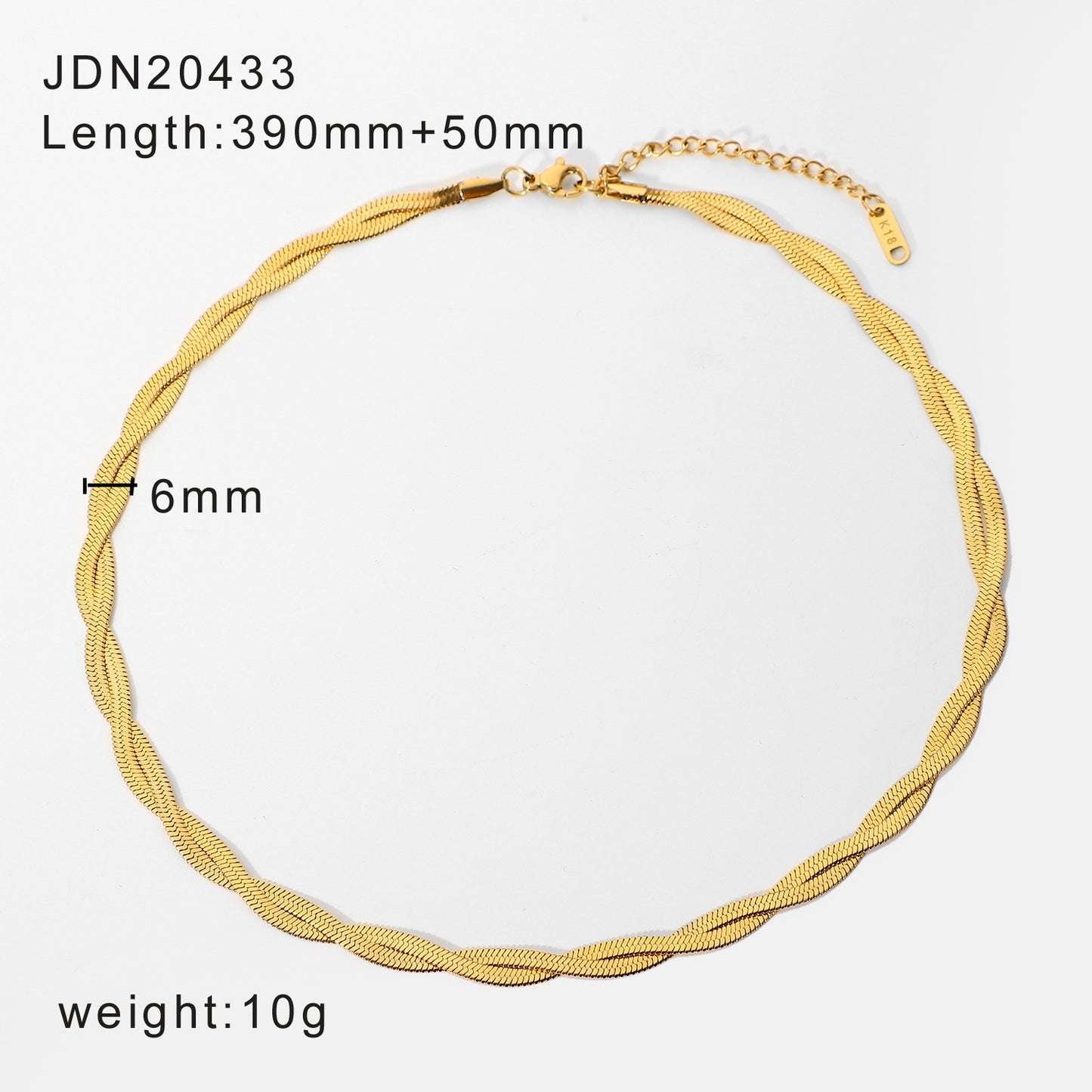 Gold-plated Stainless Steel Light Luxury Cold Necklaces