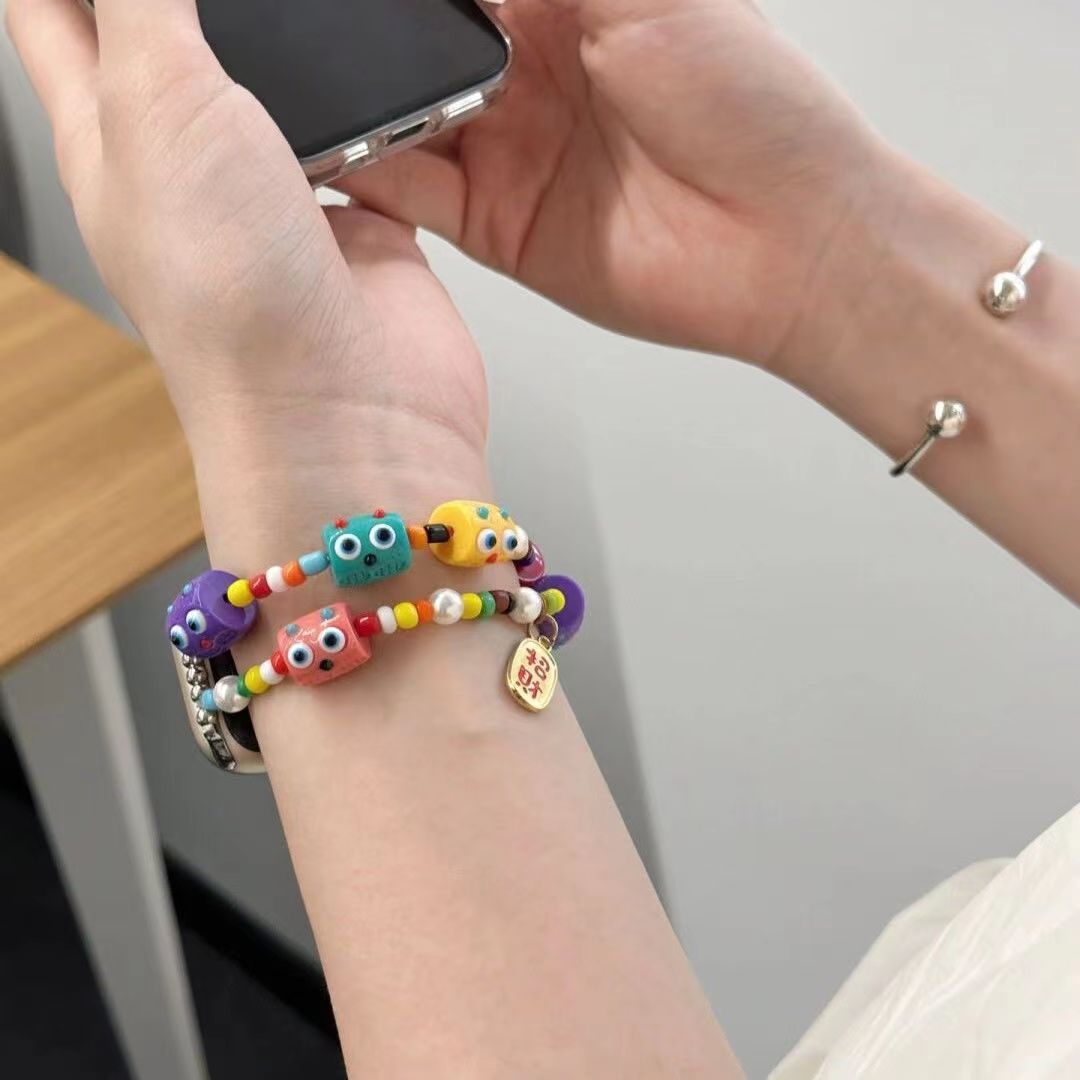 Monster Color Watch Band Suitable For Apple Bracelets