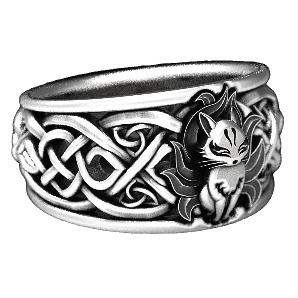 Men's Chiba Vikings Fox Fashion Vintage Thai Rings