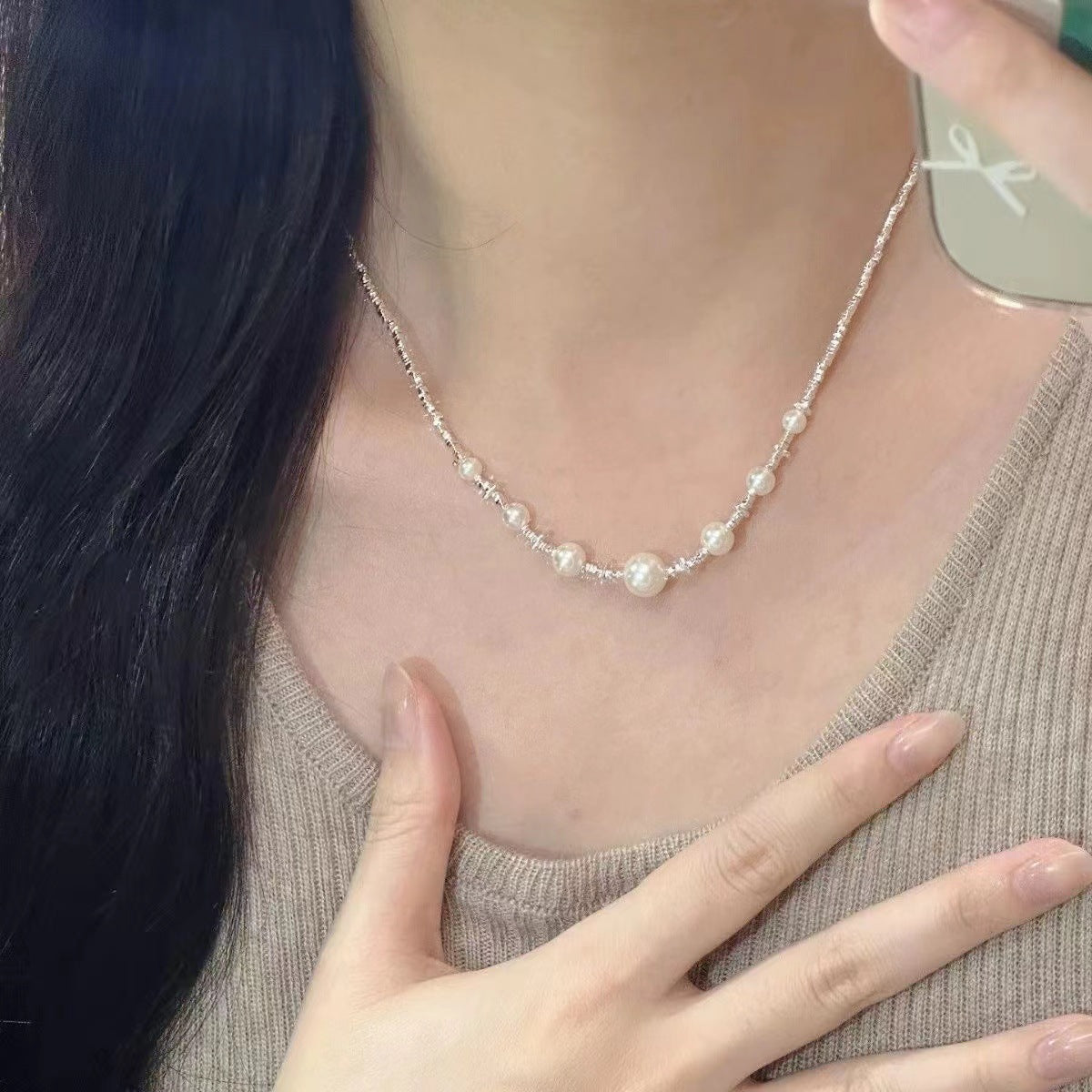 Women's Luxury Girlfriends Clavicle Chain Design Couple Necklace