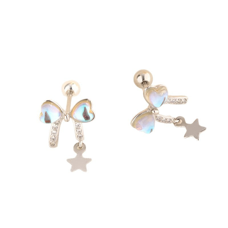 New Bow Female Temperament Minority Design Rings