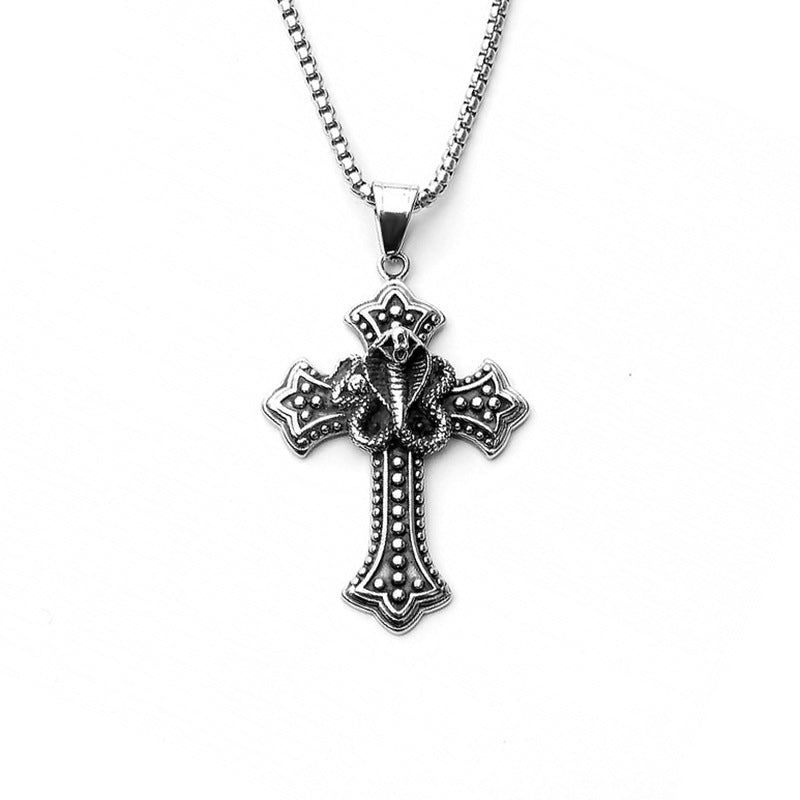 Popular Ornament Vintage Viking Boys Titanium Steel Necklaces