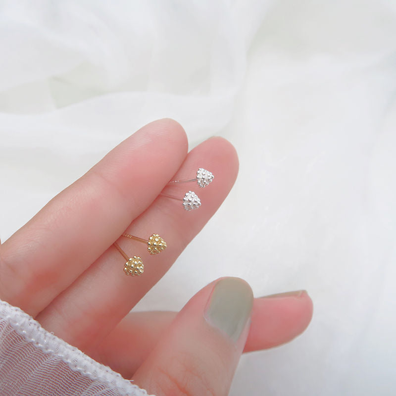 Women's Sterling Sier Simple Petite Niche Design Earrings