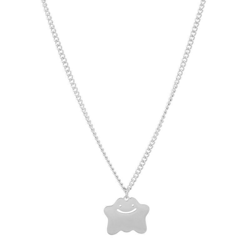 Women's Steel Cloud For Trendy Hip Hop Sweet Cool Clavicle Pendants