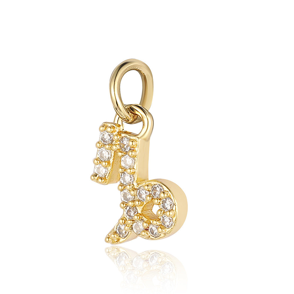 Twee Constellation Copper Zircon Ornaments Accessories Pendants