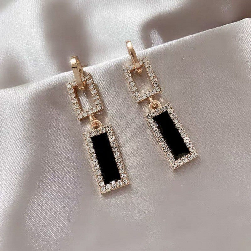 Women's Sier Needle Korean Style French Temperamental Pearl Earrings