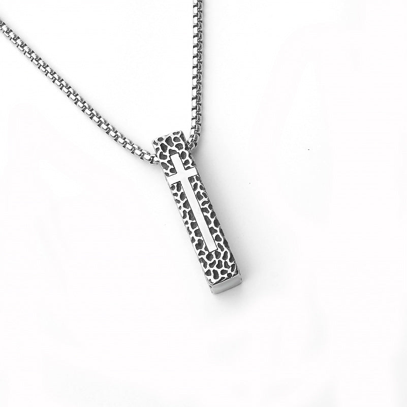 Men's Sword Darkness Dragon Fighter Titanium Steel Necklaces