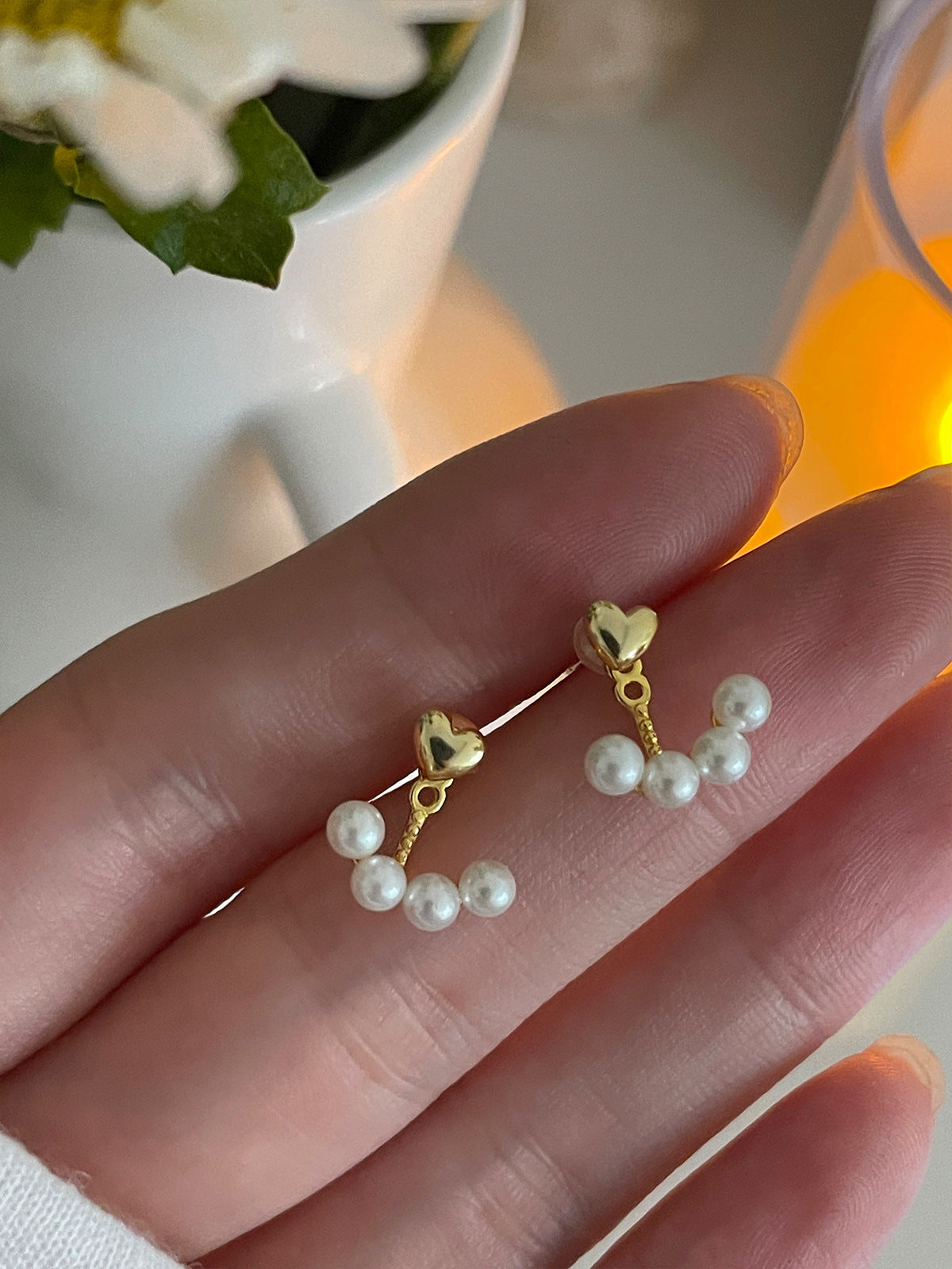 Simple Niche Design Advanced Exquisite Sier Needle Earrings