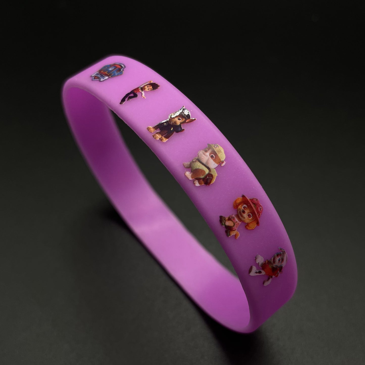 Children's Paw Patrol Silicone Color Printing Luminous Bracelet