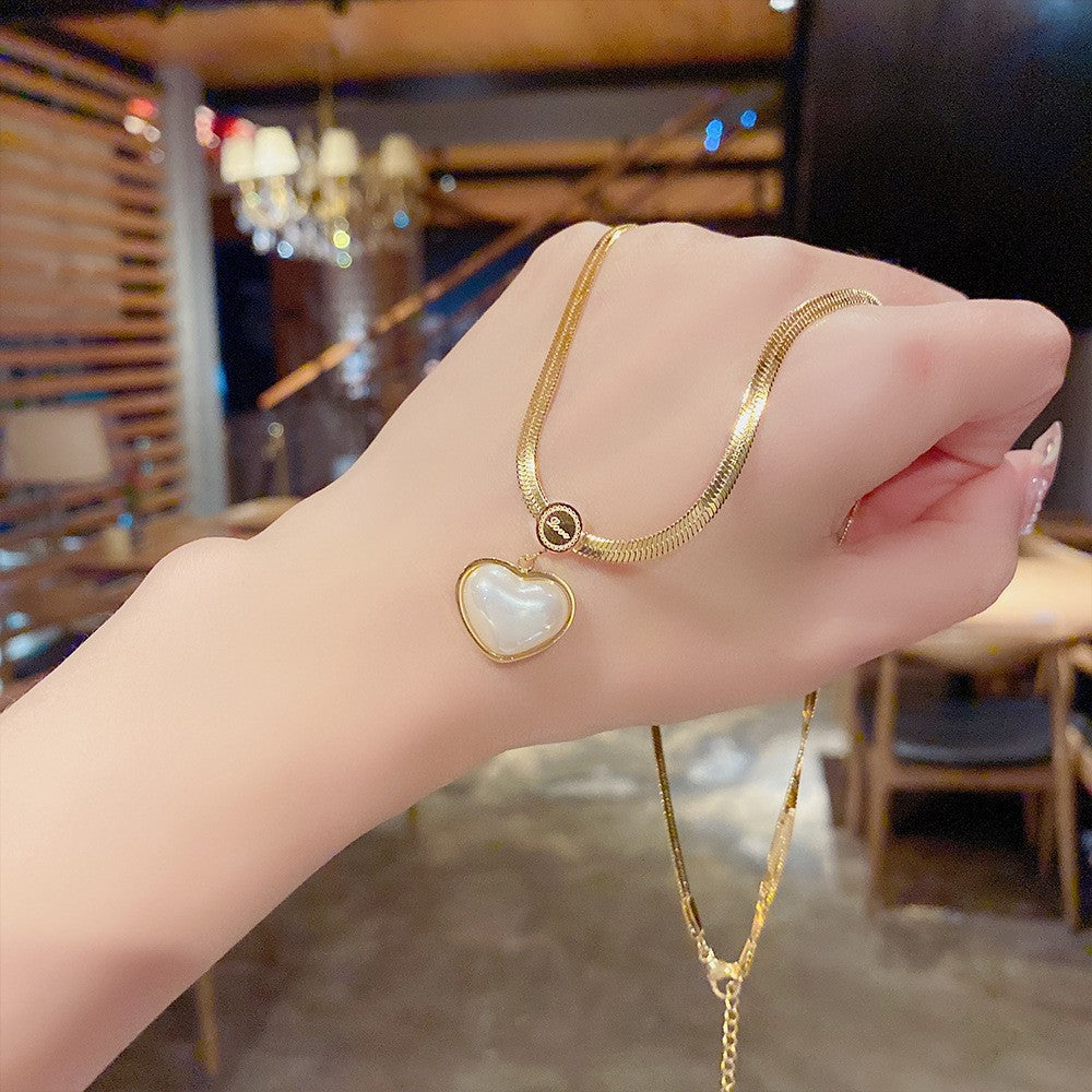 Women's Luxury Titanium Steel For Niche Design Necklaces