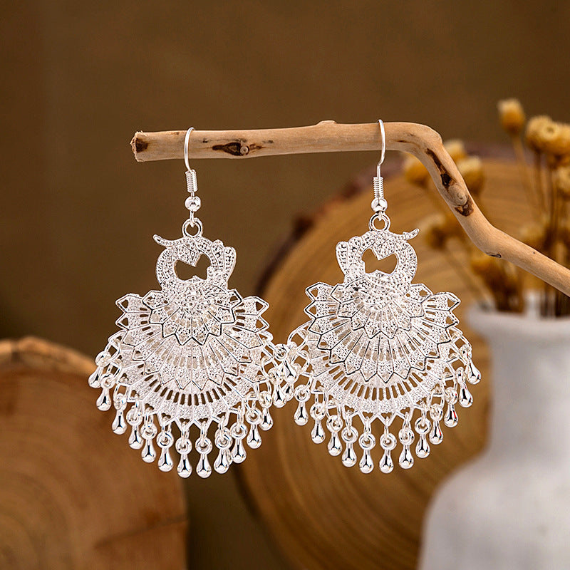 Miao Sier Ethnic Totem Phoenix Bell Rings