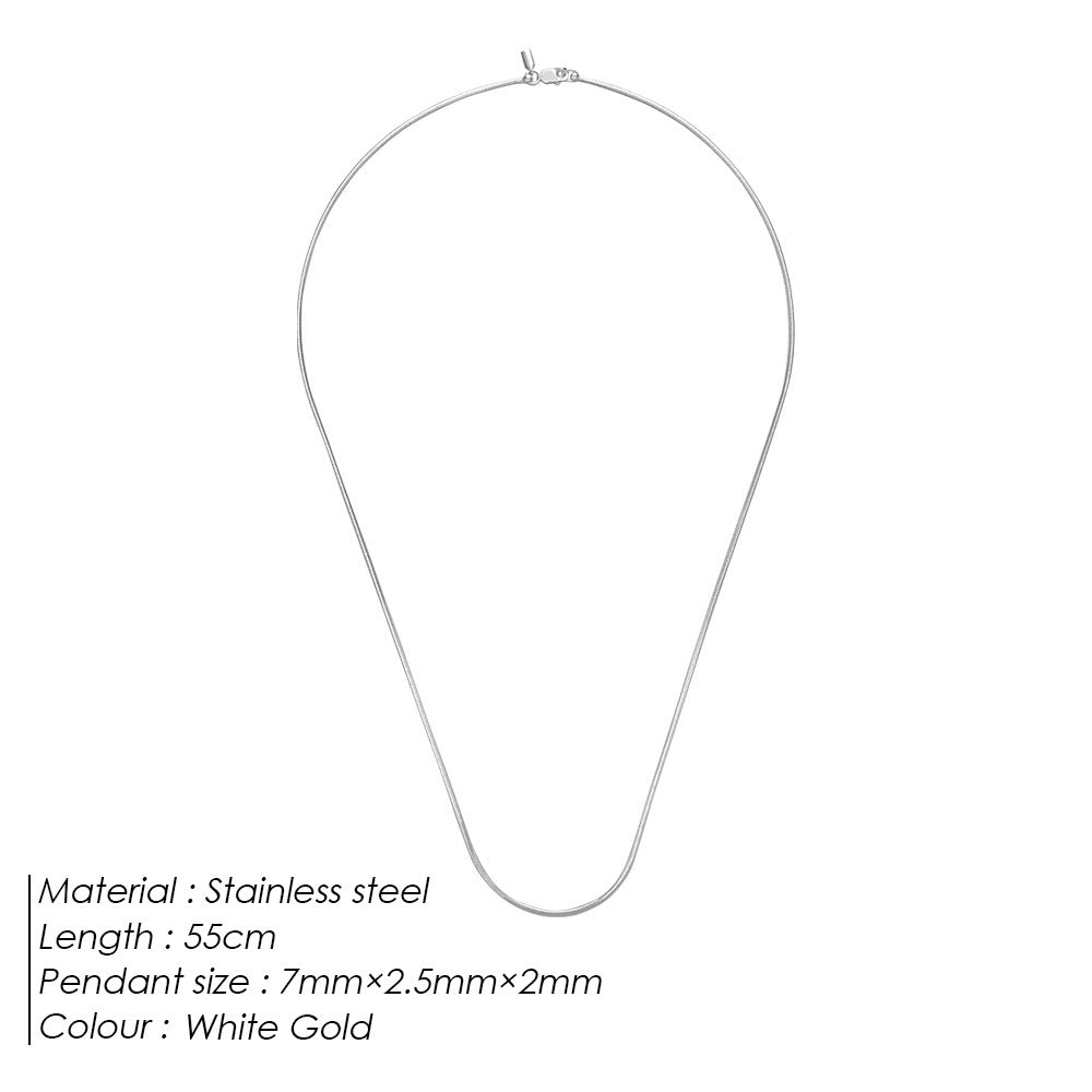 Men's Fashion Hip Hop Simple Korean Style Necklaces