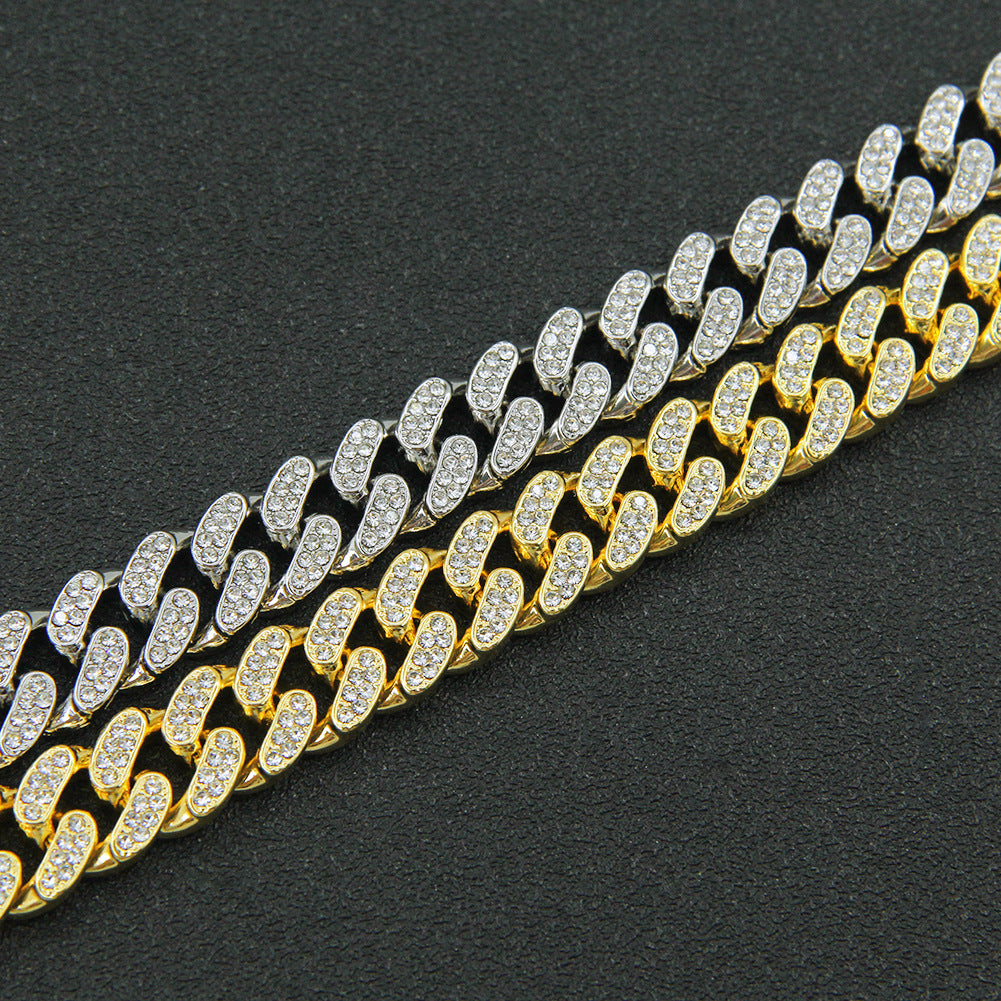 Men's Hip Hop Full Diamond Exaggerated Cuban Necklaces