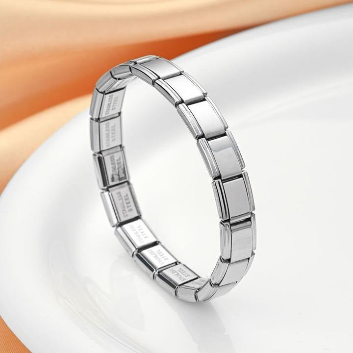 Italian Module Light Plate Color Concentrate Bracelets