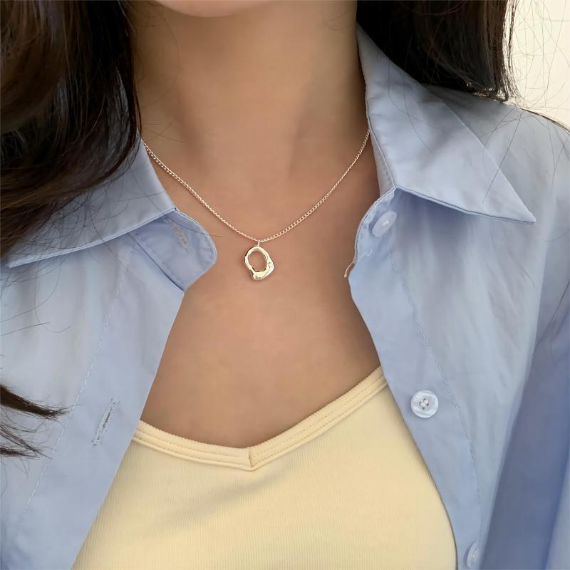 Does Not Fade Female Summer High Sense Minimalist Rhinestone Necklaces