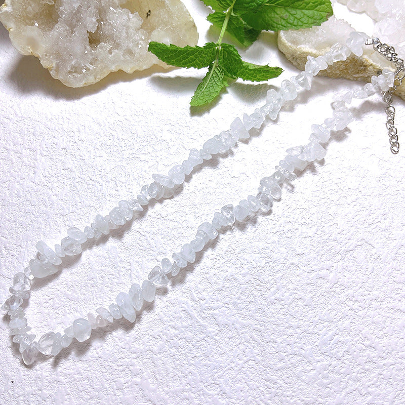 Gravel Style Neck Chain Bohemian Agate Necklaces