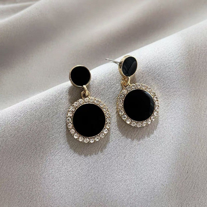 Women's Sier Needle Korean Style French Temperamental Pearl Earrings