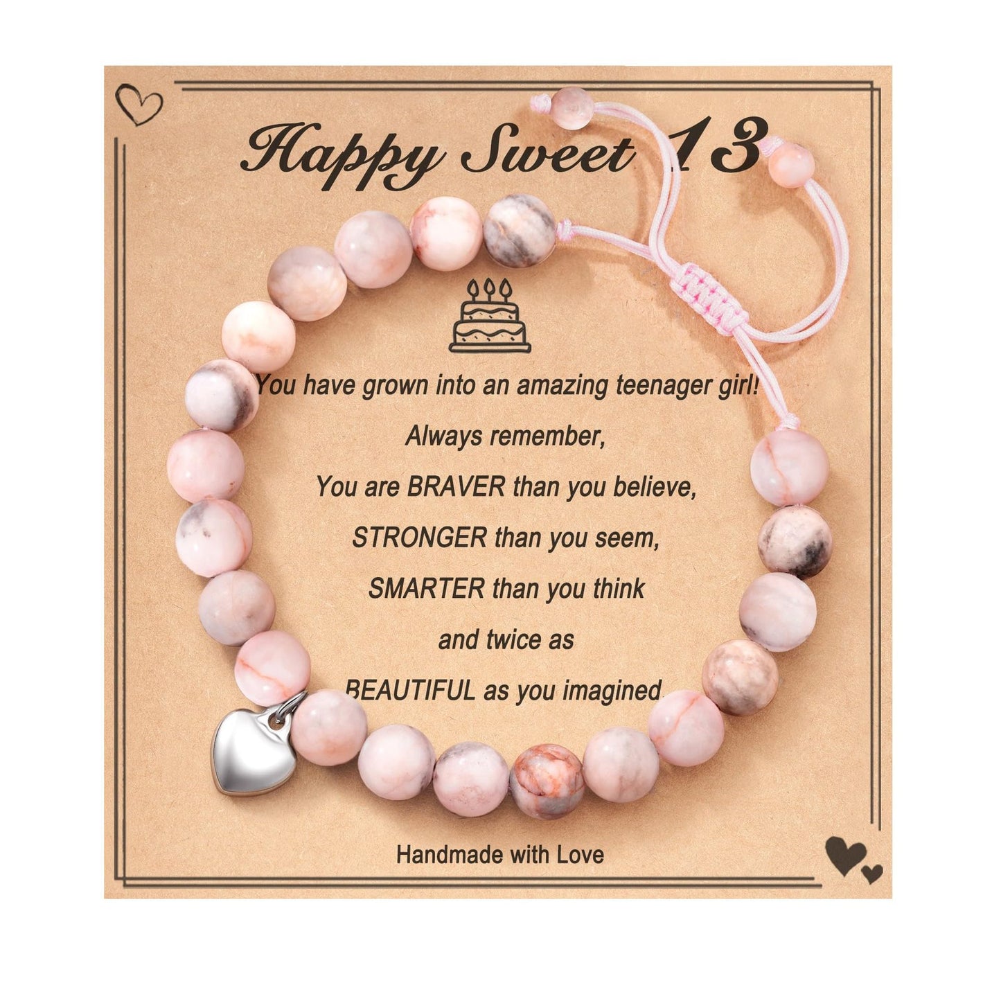 Knot Woven Adjustable School Day Birthday Bracelets