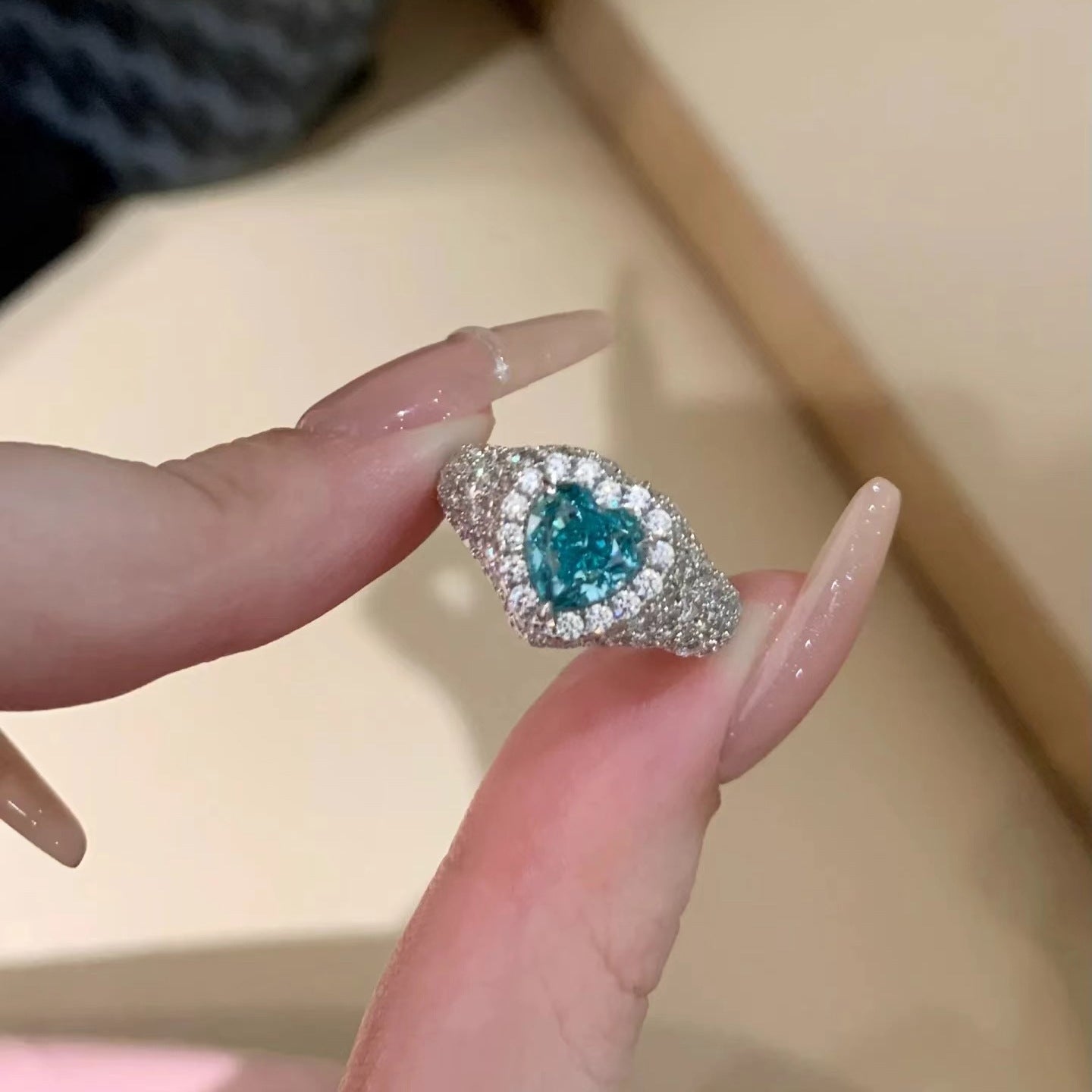 Women's Maria Sea Blue Sapphire Venice Coast Rings