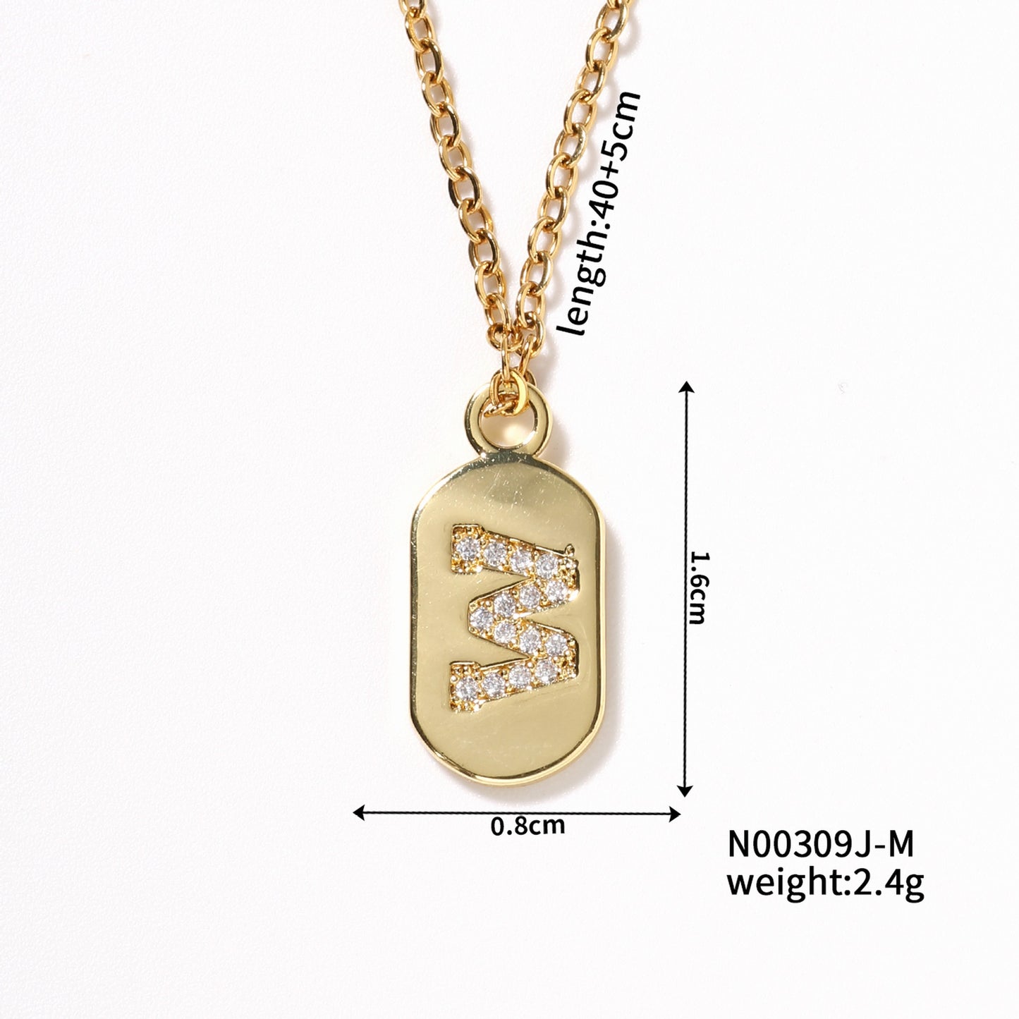 Best-selling English Letter Style Light Luxury Necklaces