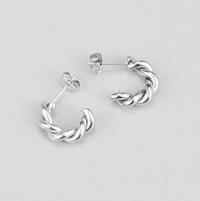 Jewelry Classic Mini Twist Fashionable Gift Earrings